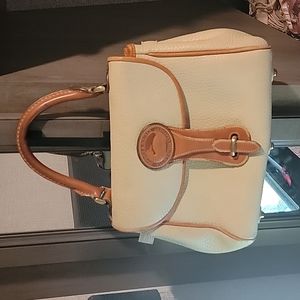 Dooney & Bourke Satchel Cream and light Brown trim